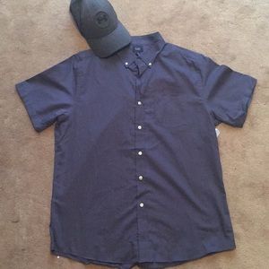 NWT Navy Button Down